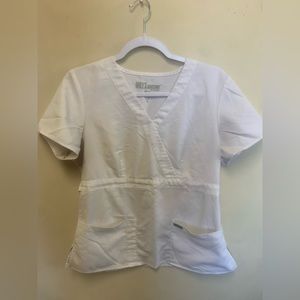 Grey’s Anatomy Scrub Top in White